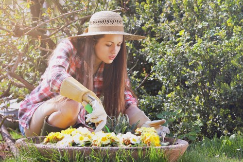 Professional Southgate gardening work in a residential garden